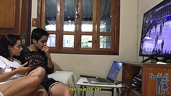 Let me see that monster cock while watching the game!