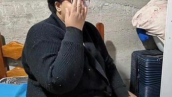 teacher receives facial and experiences intense squirt