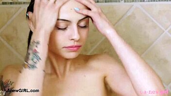 She says, 'This shower feels so relaxing.'