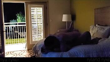 HOT YOUNG SLUT FUCKED HARD IN MOTEL WITH DOOR OPEN!