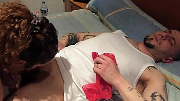 I use my wife's panties and she helps me out