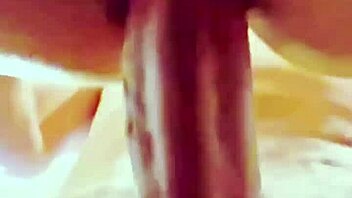 real couple rides huge toys to creampie orgasm