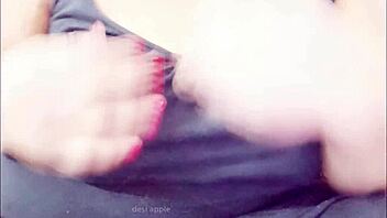 I-I can't stop staring at Indian babe's horny big tits