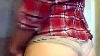 Sexy Petite Milf Teases With Panties And Plump Ass