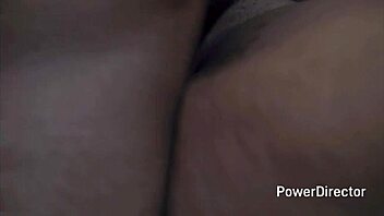 Beautiful couple with big tits and ass in lingerie engages in extreme activity