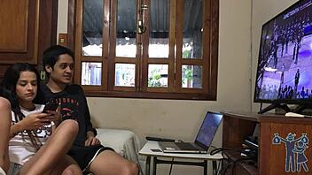 Let me see that monster cock while watching the game!