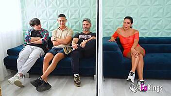 Sexy Blind Date Daniela Melo Proves Fucking a Hot Latina Is Easy with Monster Cock and Blowjob