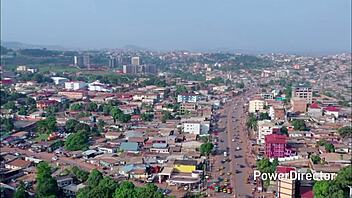 Beautiful couple with big tits and ass in lingerie engages in extreme activity