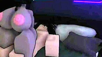 Busty follower begs for hard fuck and creampie in Roblox 😈