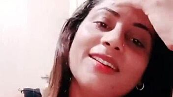 Indian woman performs a sexy dance routine