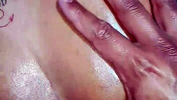 beautiful wife in lingerie takes monster cock while husband watches