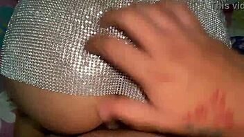 Stepsister's quiet anal in car, will they notice?