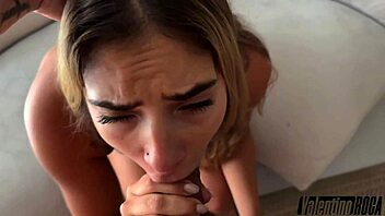 desperate babysitter gets her pussy drilled with my big cock to get the job