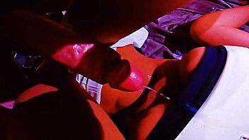 This sex doll gets a massive cumshot in slow motion