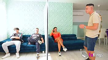 Sexy Blind Date Daniela Melo Proves Fucking a Hot Latina Is Easy with Monster Cock and Blowjob