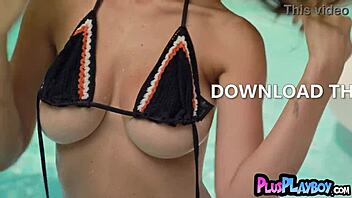 bombastic big tits brunette milf ali rose reveals hot and curvy naked body