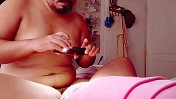 Morning romp with my curly-haired Mexican sister-in-law while she's asleep.