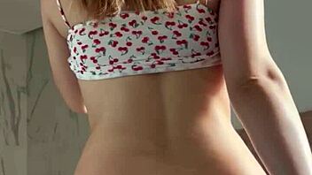 Playful girl caresses herself with a dildo - maiskii