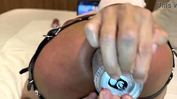 Hey, Check Out This Crossdressing Shemale With Big Ass And Toys