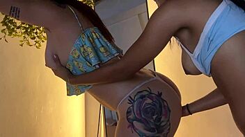 i'm a beautiful housewife playing kinky foot games with penetration with my european roommate