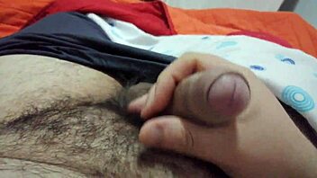 Massage and solo masturbation session