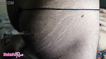 Desi Village Girl's Big Pussy And Anal Rubbed In Bedroom