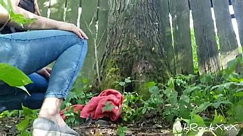 Hey Evelina Darling, why flash tits in public and suck dick in risky spots like that?