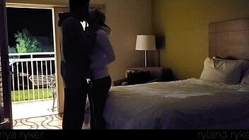 HOT YOUNG SLUT FUCKED HARD IN MOTEL WITH DOOR OPEN!