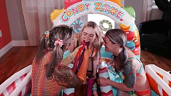 Sluts Squirt and Fist Each Other Anal