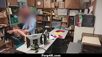 LP Officer Catches Naiomi Mae Bent Over