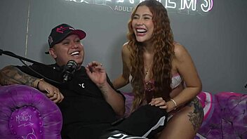 Colombian Model Aleja Buitrago Gets Horny During Podcast Interview