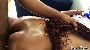 Intense doggy fuck with moans and orgasms