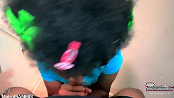 Look! Sexy Burglar Takes Wet Throat Inspection With Monster Cock In Leggings!