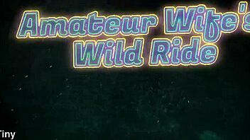 Amateur wife's teasing leads to wild ride and cum-covered chest