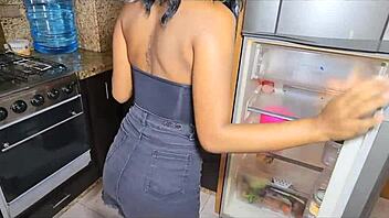 Taboo Mexican Stepsister Teaches Sensual Anal Secrets to Old Amateur