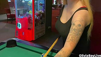 Want to see pool game turn to blowjob?