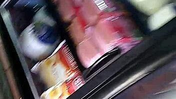 MEXICAN WOMAN WITH BIG ASS SHOPPING IN STORE