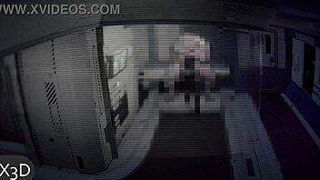 Black widow spins her web in the dark