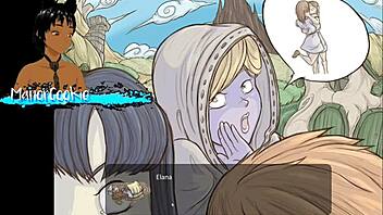 elana champion of lust in 3d game.