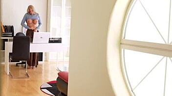 Intriguing Hot Gilf Step Granny Sucks My Cock in Taboo Action