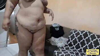 Curvy Latina Welcomes Insta Follower for Raw Action with Husband Watching