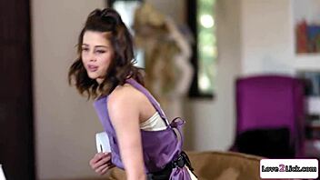 Petite Blonde And Girlfriend Engage In Shaved Pussy Licking Roleplay Sex