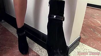 Hot tranny Natalia Avelar teases with her thick meat rod solo.