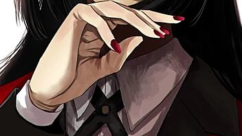 Jabami Yumeko keeps you on a leash while she cuckolds you hentai femdom cei ntr dice game humiliation