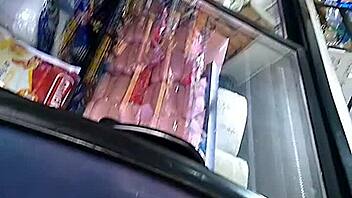 MEXICAN WOMAN WITH BIG ASS SHOPPING IN STORE