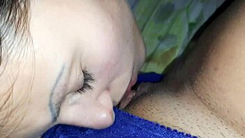 While My Stepmom Was Cleaning The Closet My Girlfriend Licked My Pussy - Lesbian Illusion Girls