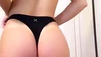 i love boutinela in black bikini thong panties compilation