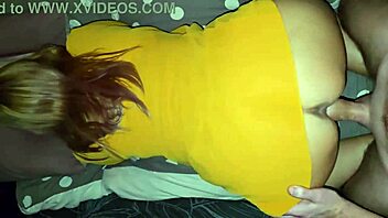 My stepmom offered her pussy as a wild New Year gift