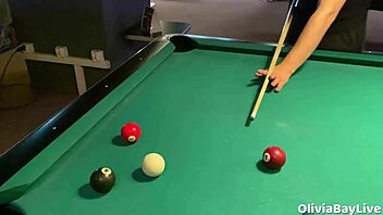 Want to see pool game turn to blowjob?