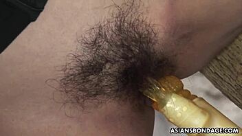 lusty sayo hayakawa stuffed with toys in wild scene